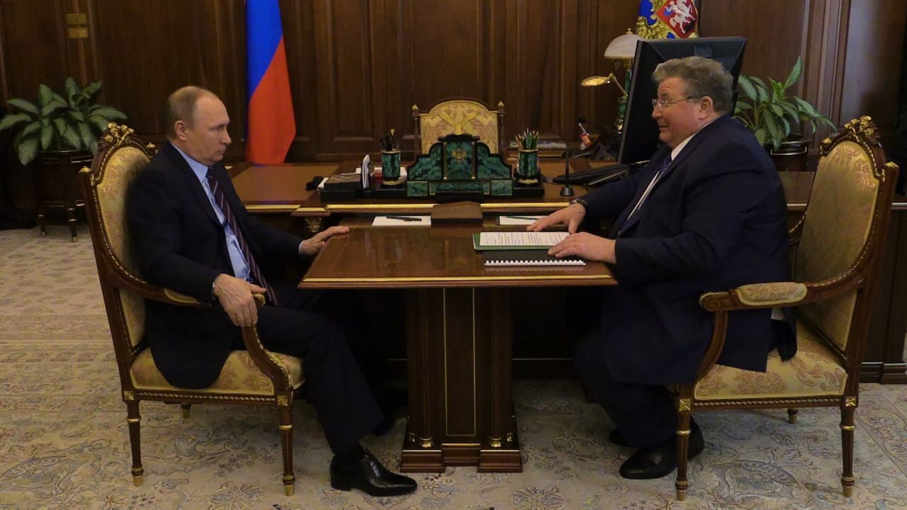 Meeting of Putin and Volkov